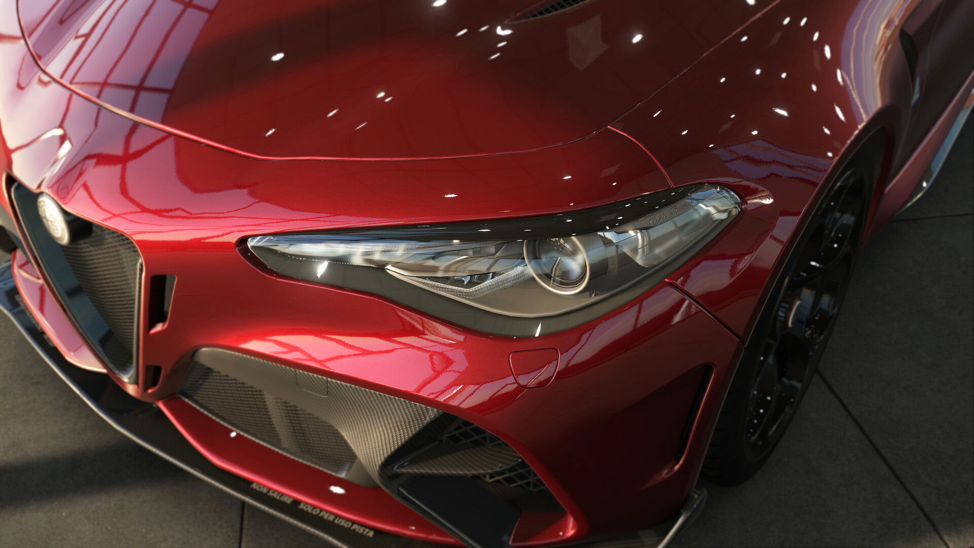 Alfa Romeo Giulia Gtam dans Assetto Corsa Evo