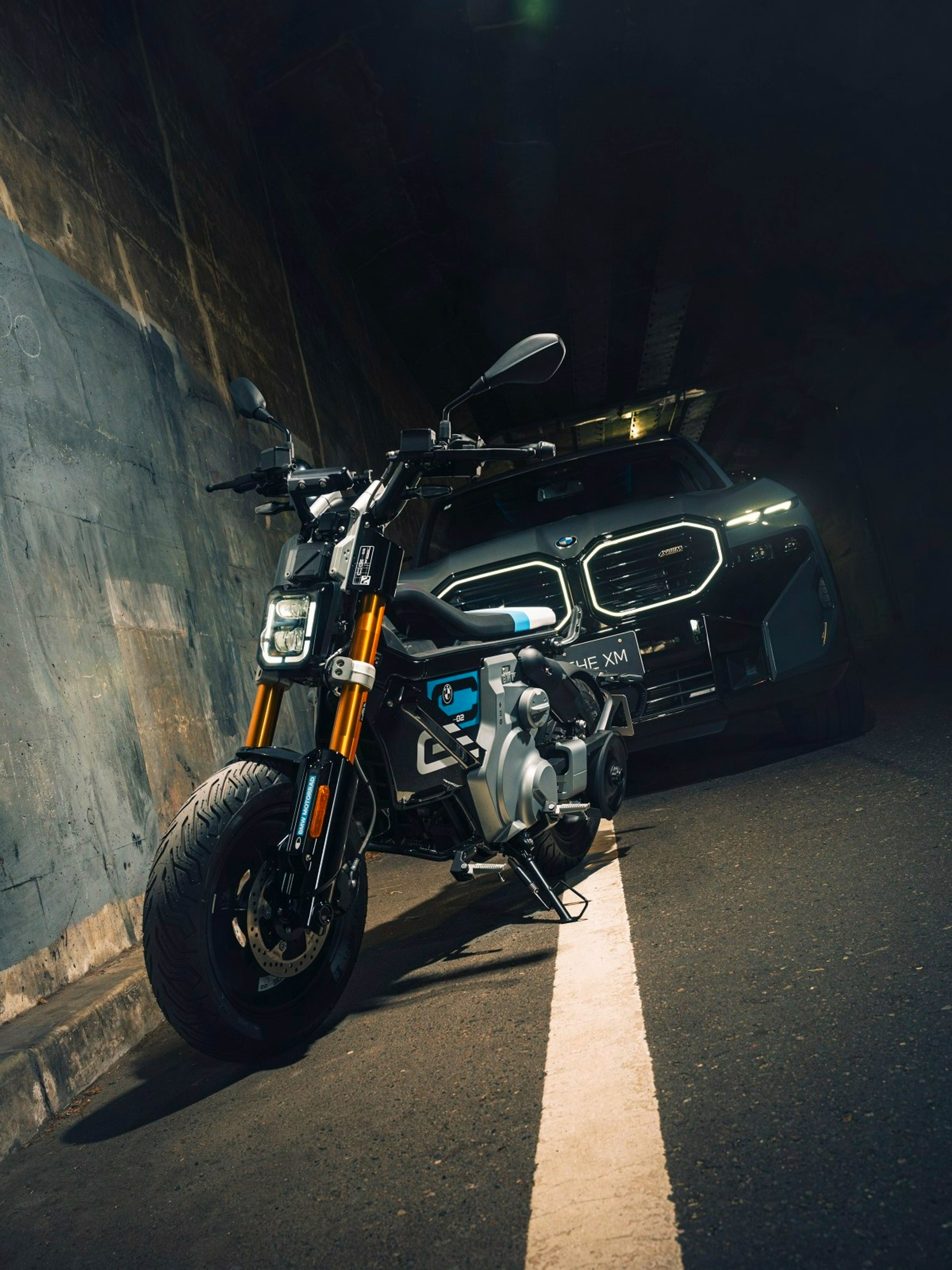 L'essence entière de BMW s'est concentrée sur une petite moto.
