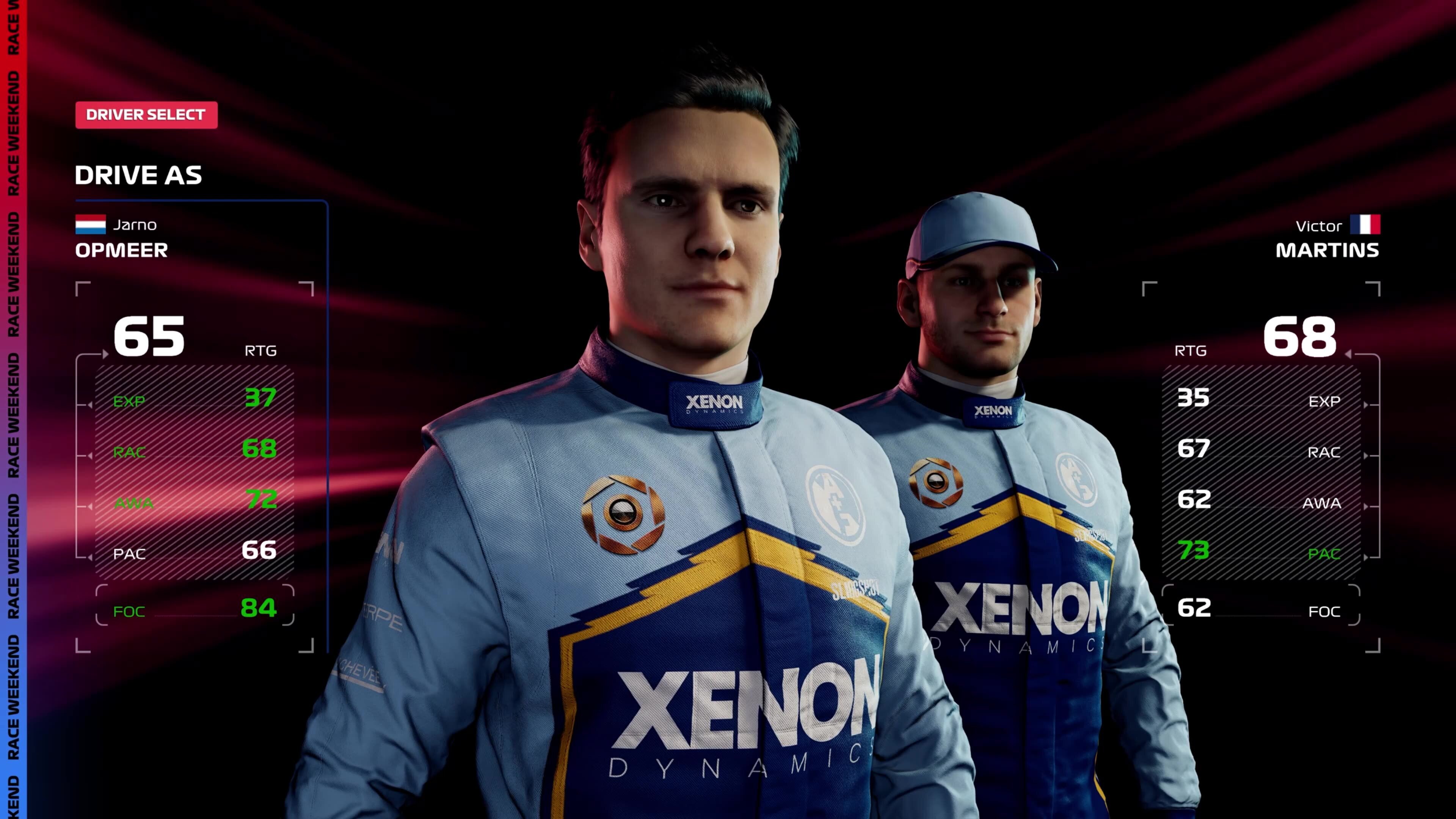F1 25, capture d'écran dans le jeu