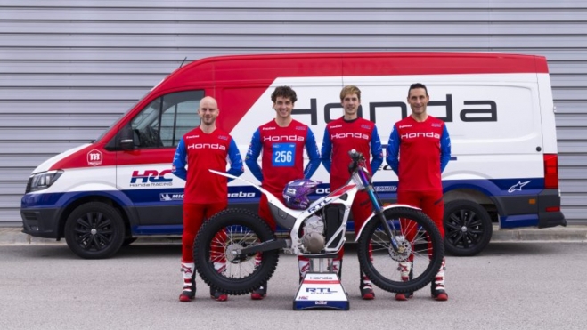 Honda Racing Corporation (HRC) tourne avec le RTL. Honda Racing Corporation (HRC) tourne avec le RTL.