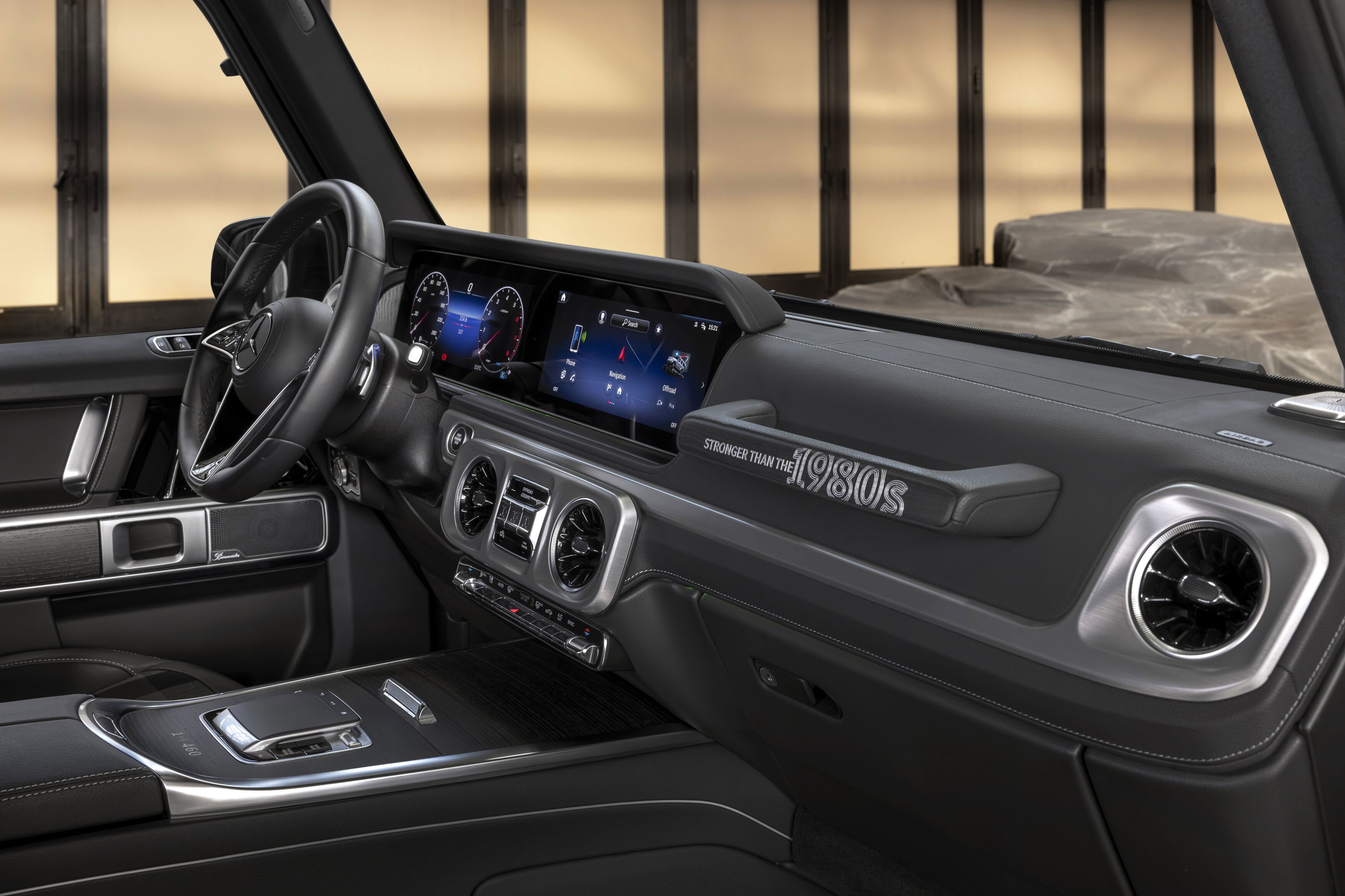 Mercedes Classe G plus forte que les années 80 - intérieur