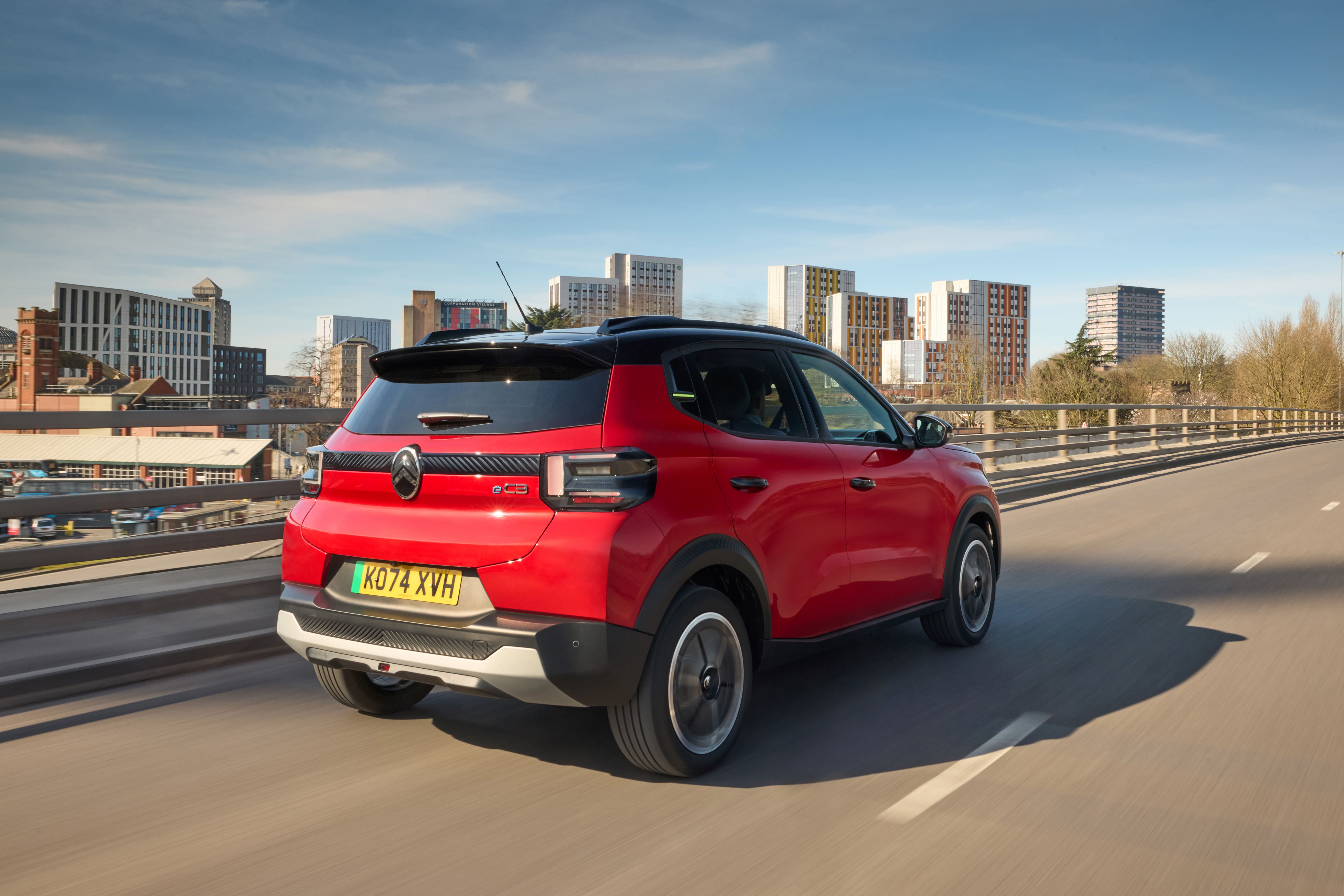 Citroen E-C3 - arrière, conduite