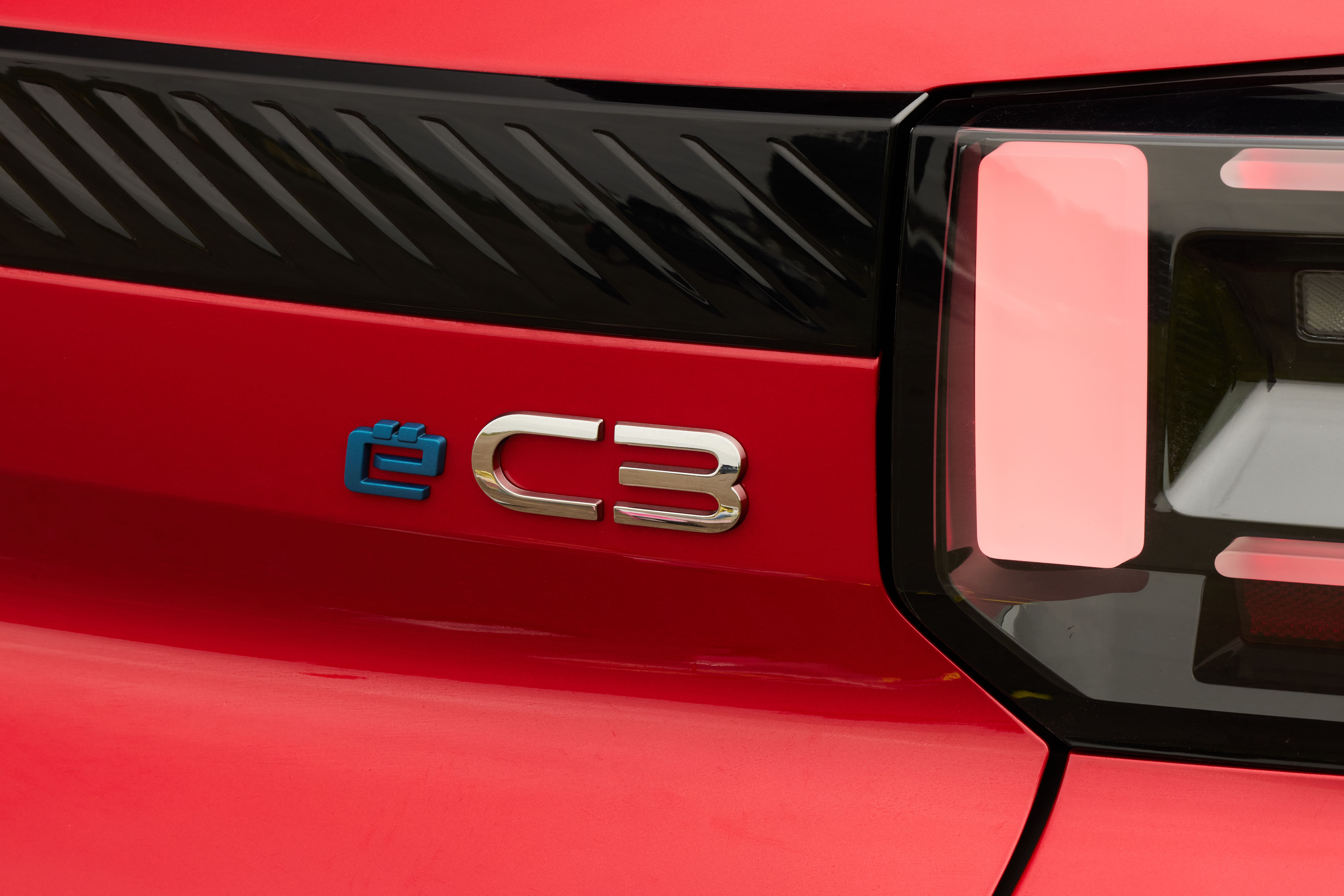 Citroen E-C3 - Détail arrière