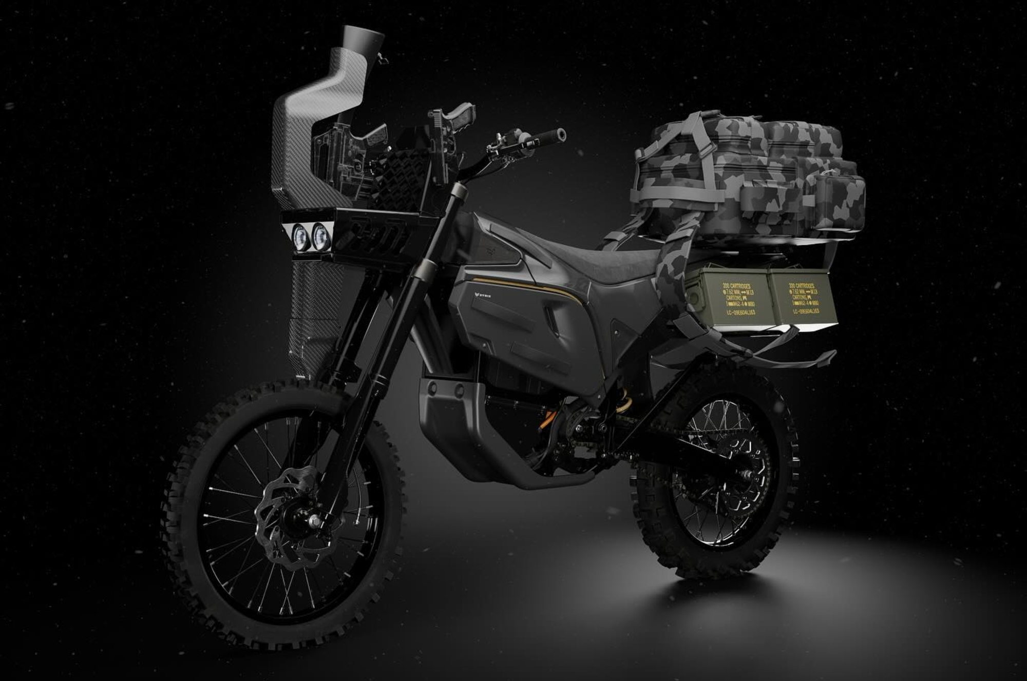 Le Strix Hard Enduro peut prendre en charge jusqu'à 150 kg de charge. Le Strix Hard Enduro peut prendre en charge jusqu'à 150 kg de charge.
