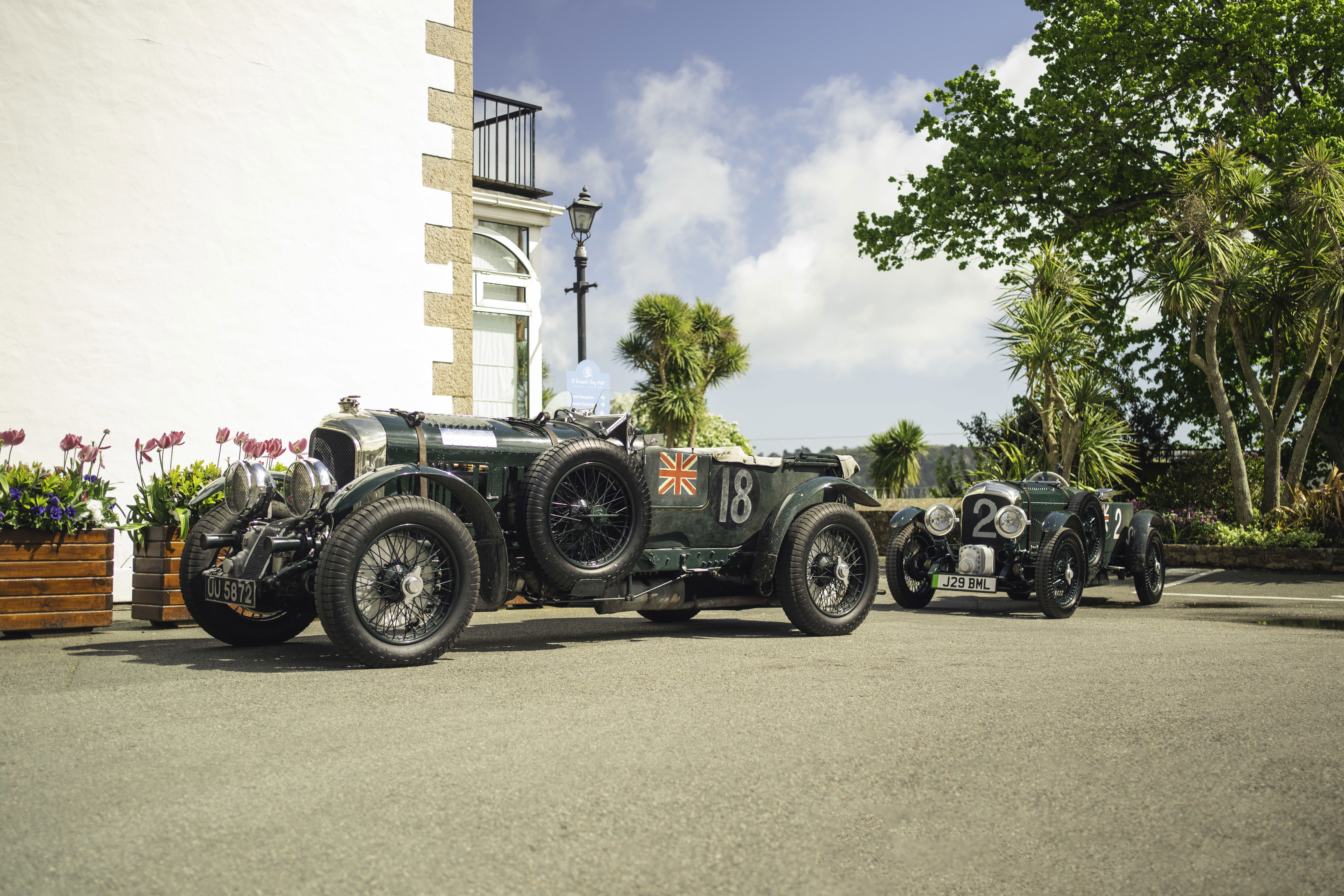 Bentley Blower Jnr avec la voiture d'équipe de souffleuse n ° 2