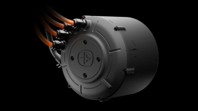 Le moteur a une taille compacte. Le moteur a une taille compacte.