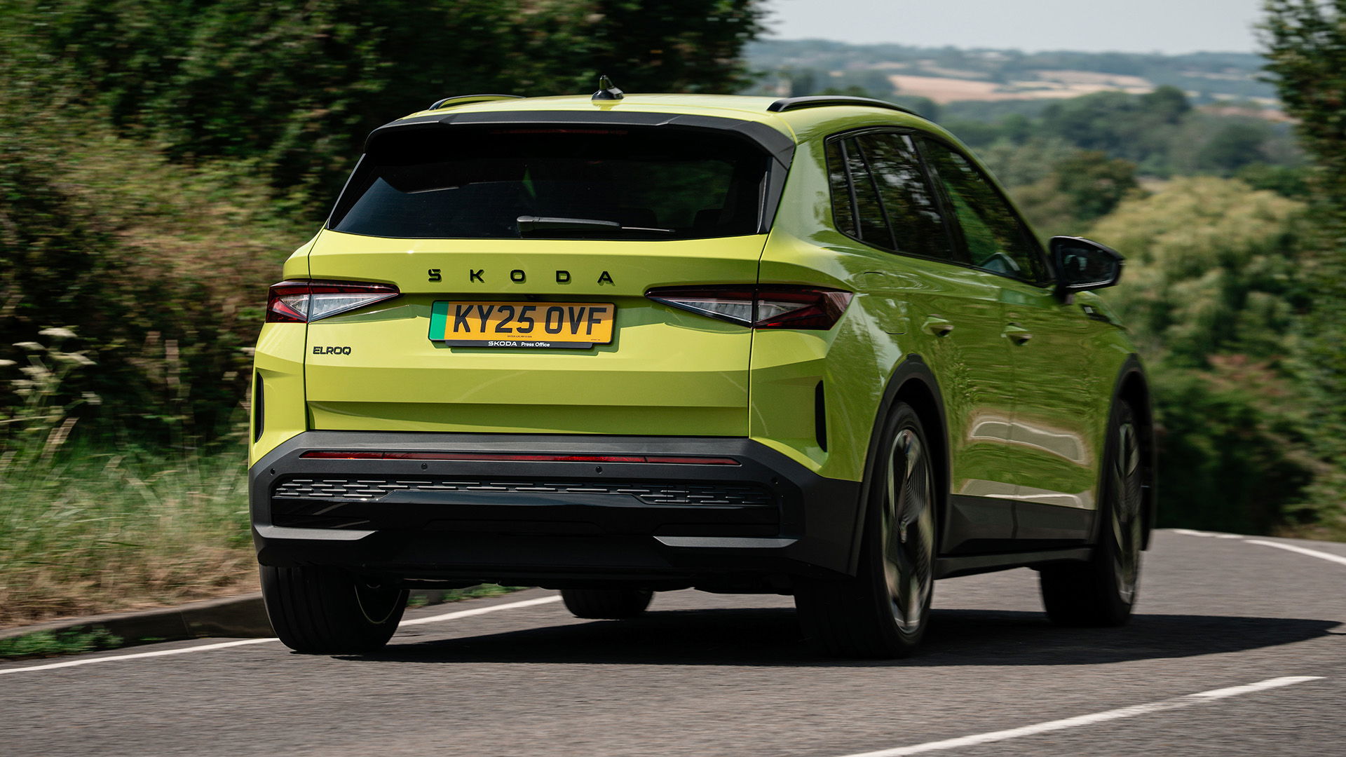 2025 Skoda Elroq VRS, arrière