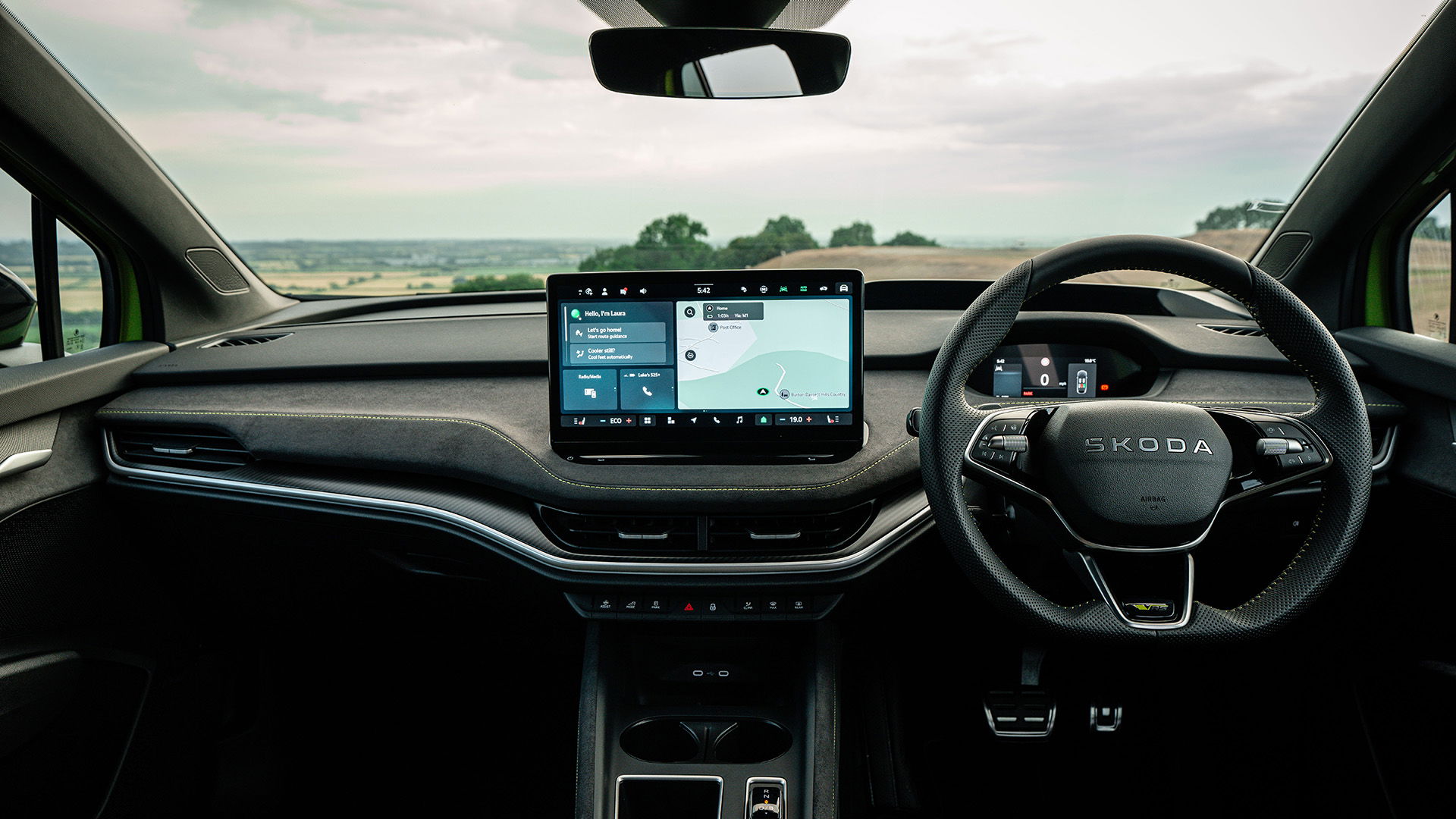 2025 Skoda Elroq VRS, intérieur