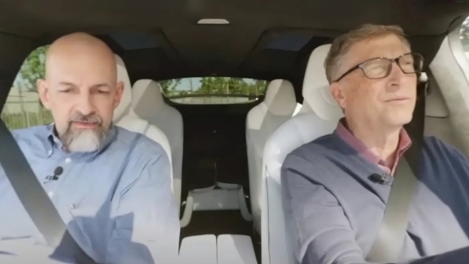 Bill Gates Tesla modèle x Bill Gates Tesla modèle x