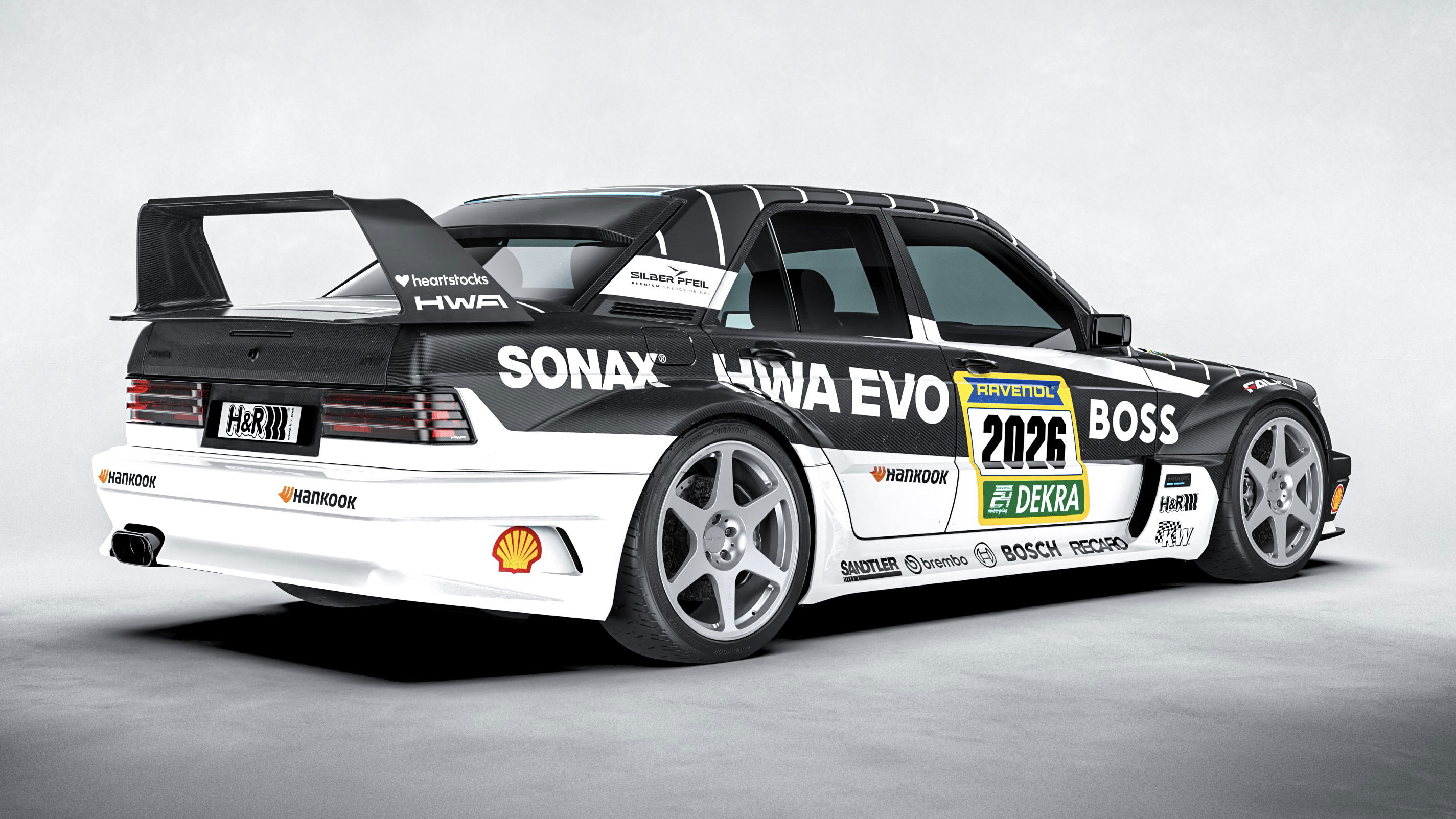 HWA EVO - livrée DTM, arrière