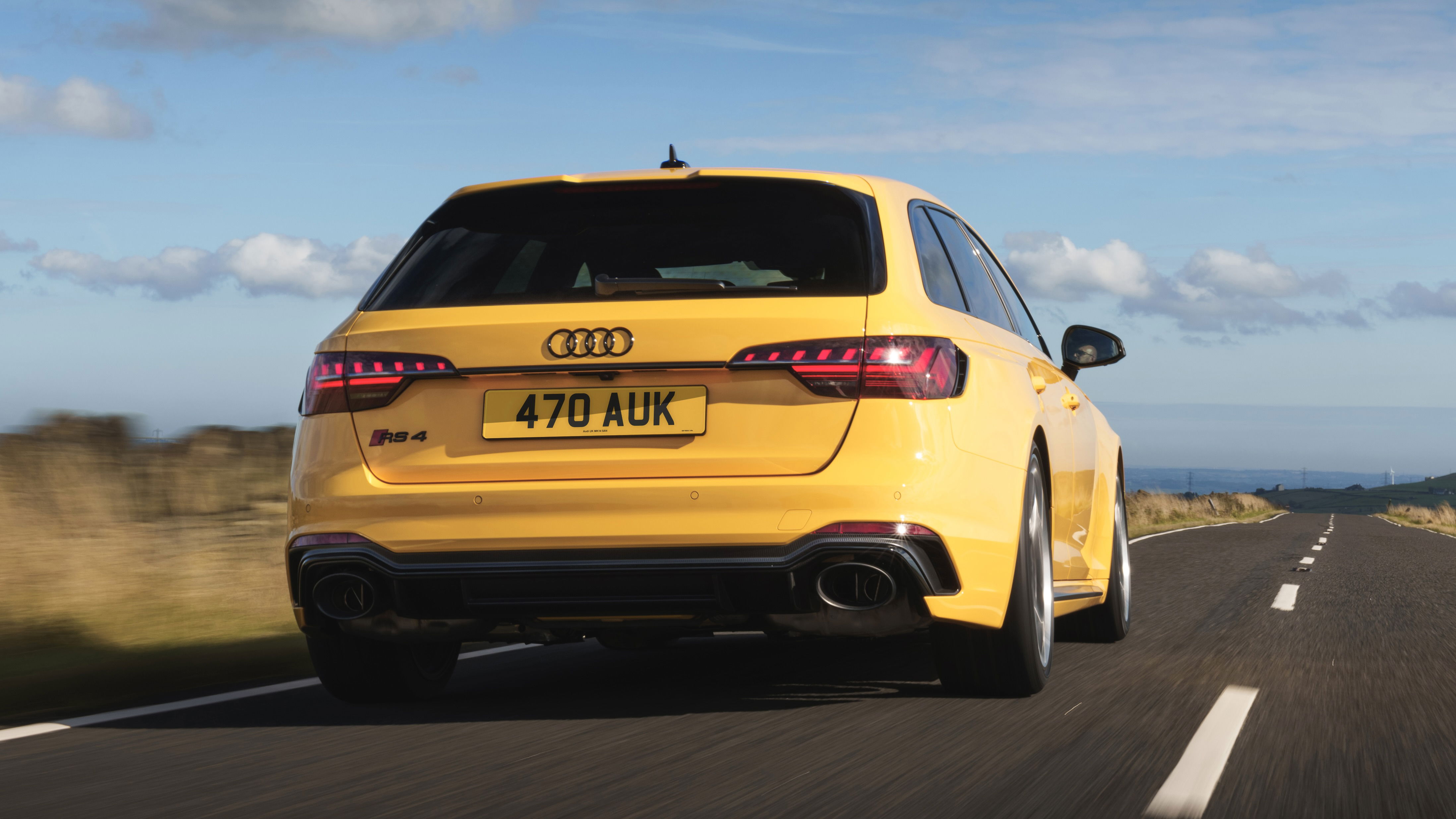 Audi RS4 Edition 25 ans - arrière, conduite