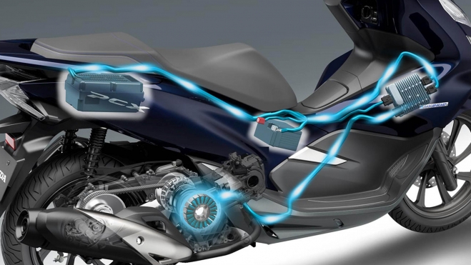 Honda PCX Hybrid Electric Scooter Bobustion 2 Honda PCX Hybrid Electric Scooter Bobustion 2
