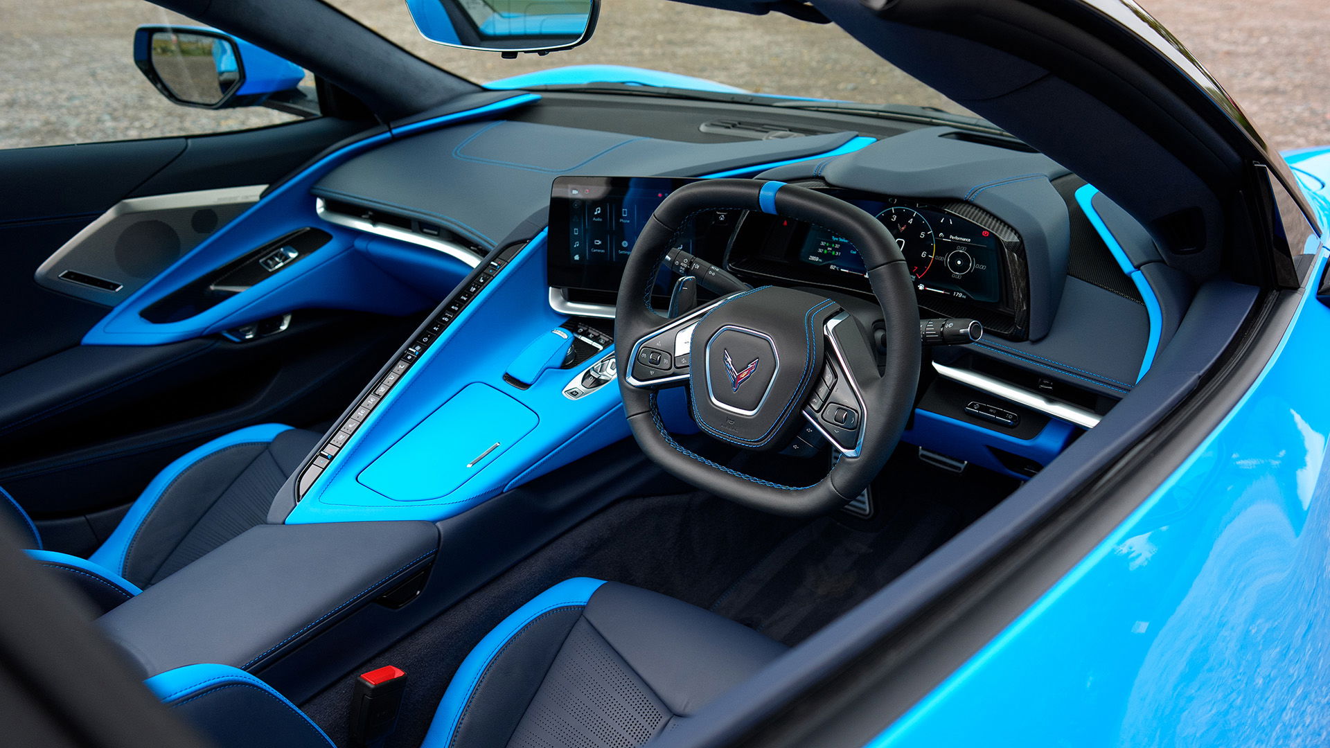 C8 Chevrolet Corvette Stingray Convertible UK Spec, intérieur