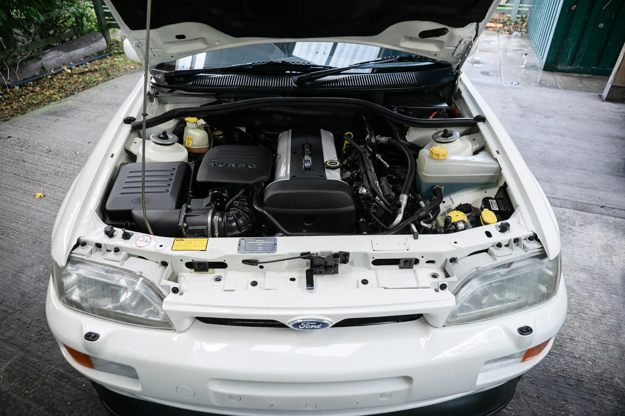 Ford Escort RS Cosworth - compartiment moteur