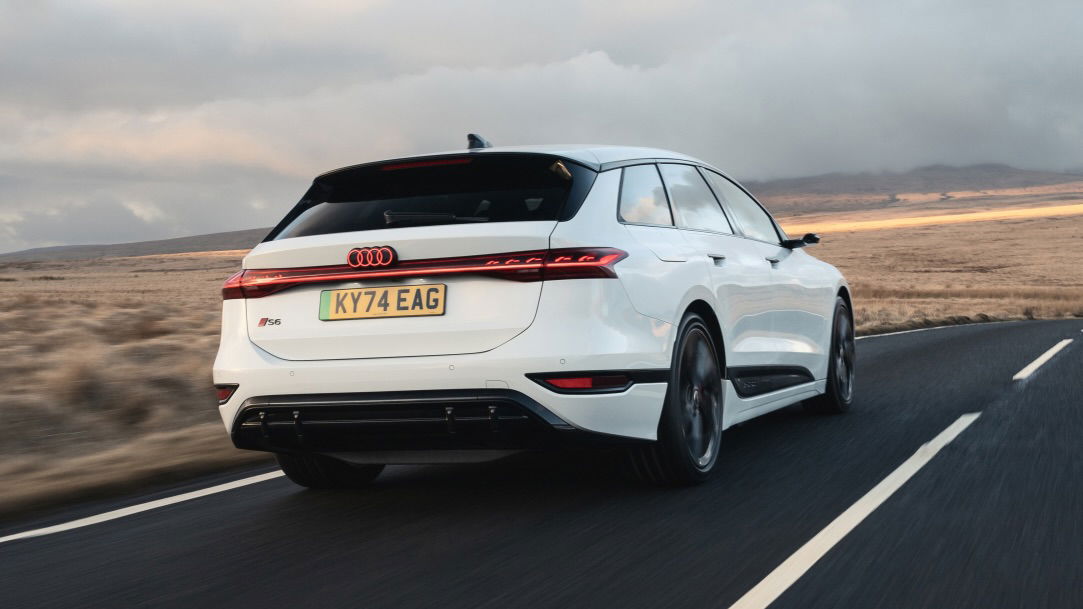 Audi S6 Avant E-Tron - arrière, conduite