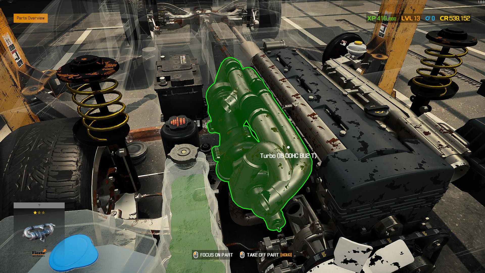 Capture d'écran du jeu Car Mechanic Simulator 2021