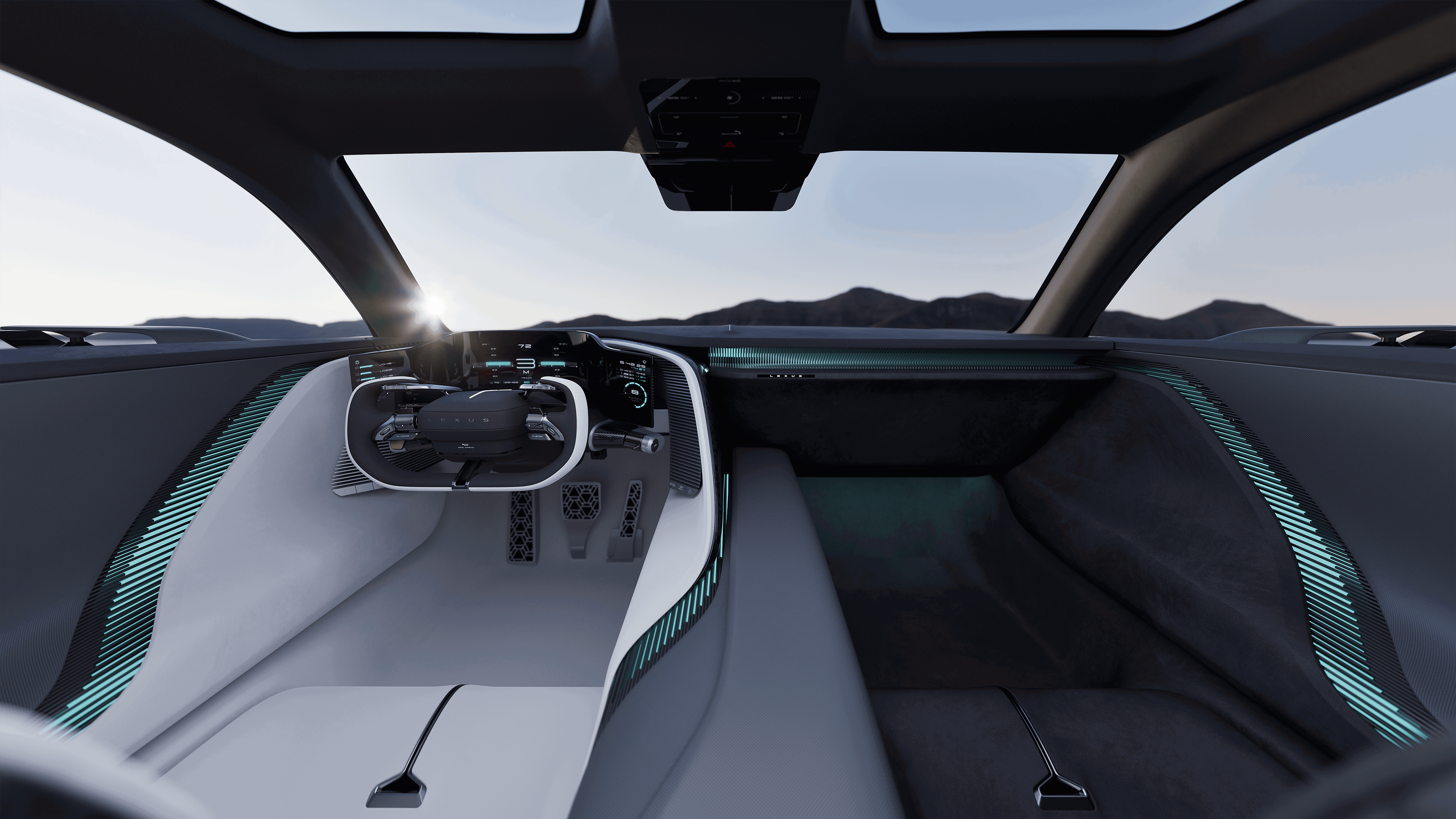 Intérieur du concept sport Lexus