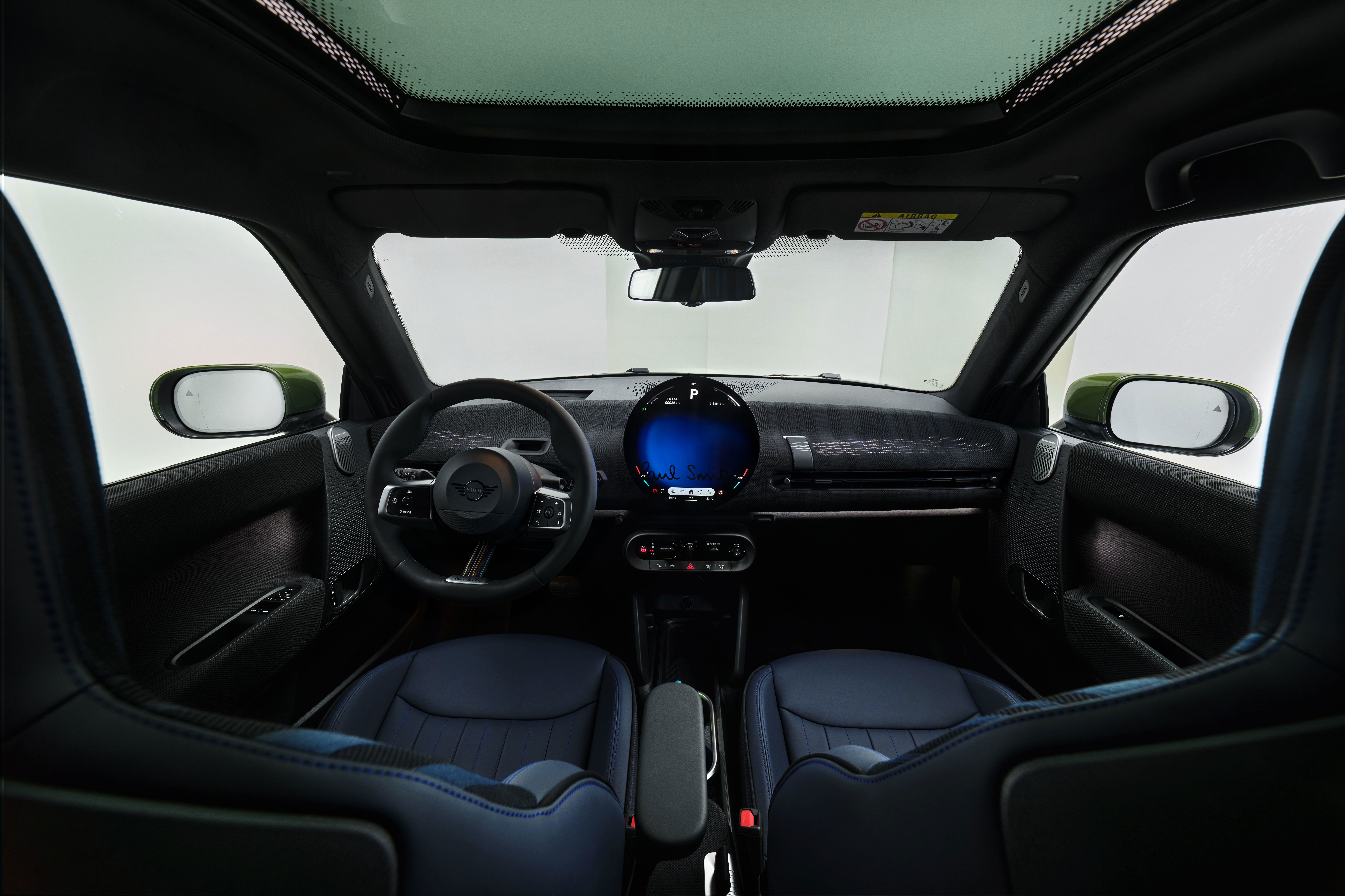 Mini Cooper Électrique Édition Paul Smith - intérieur