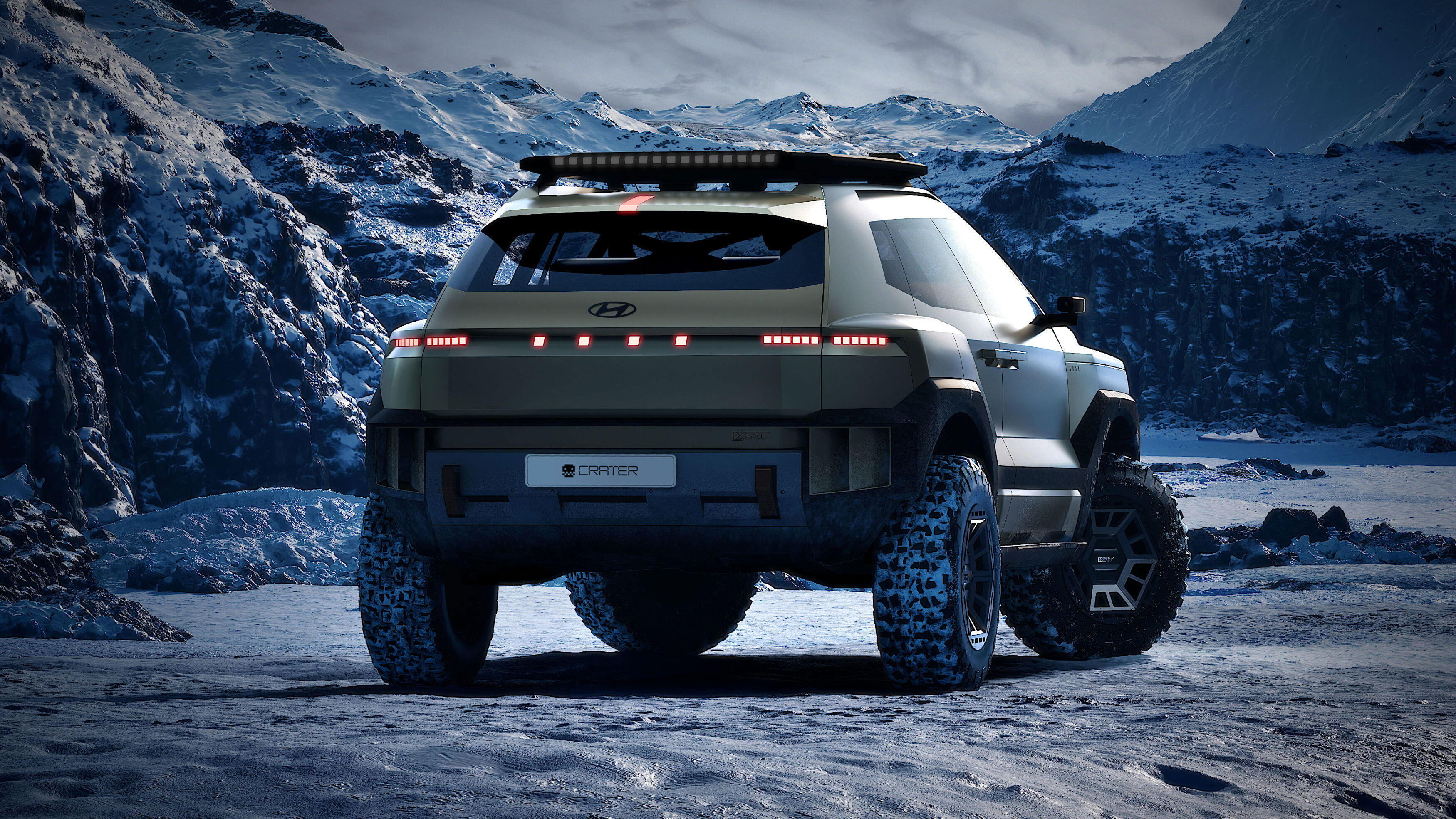 Concept Hyundai Crater - arrière