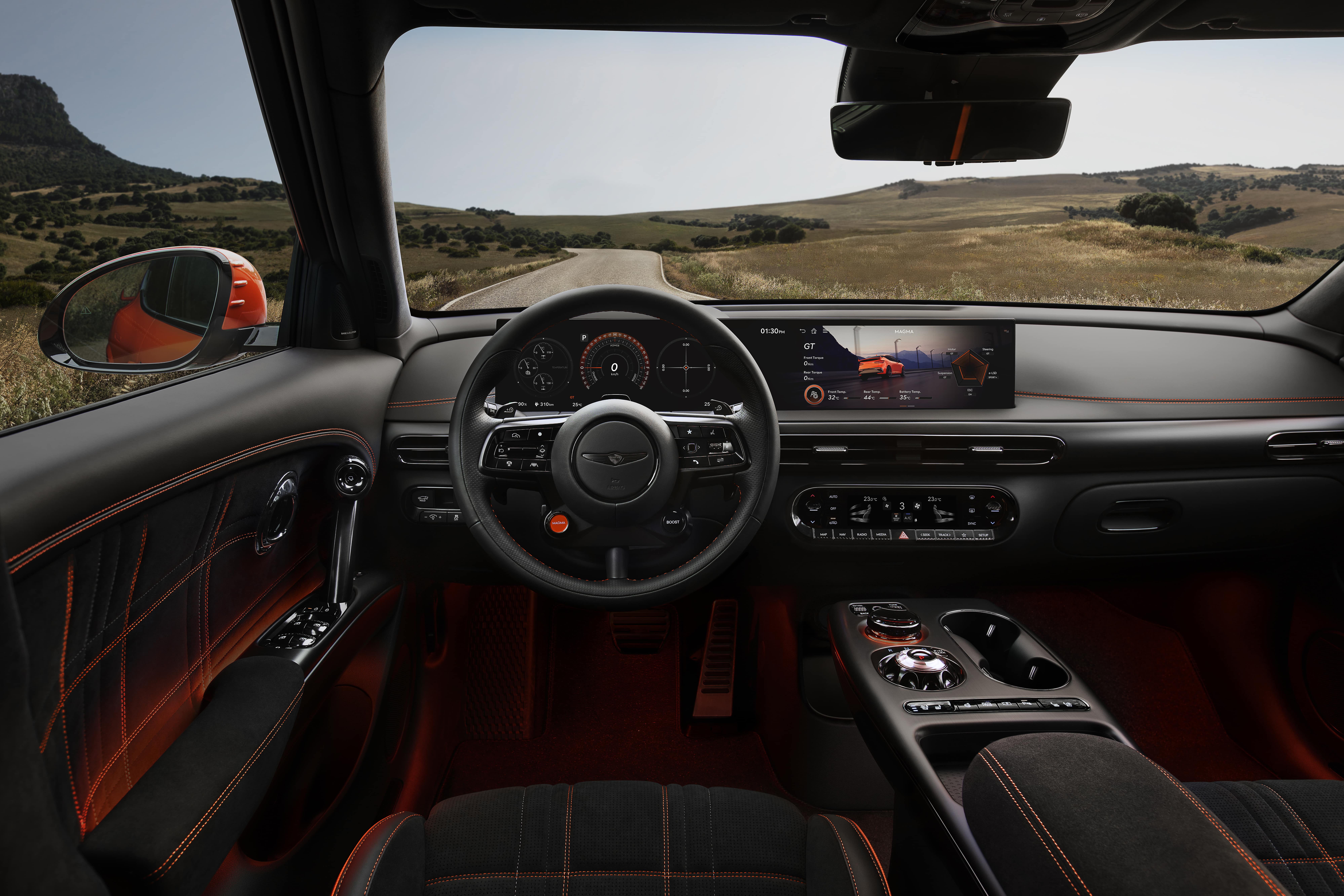 Genesis GV60 Magma - intérieur