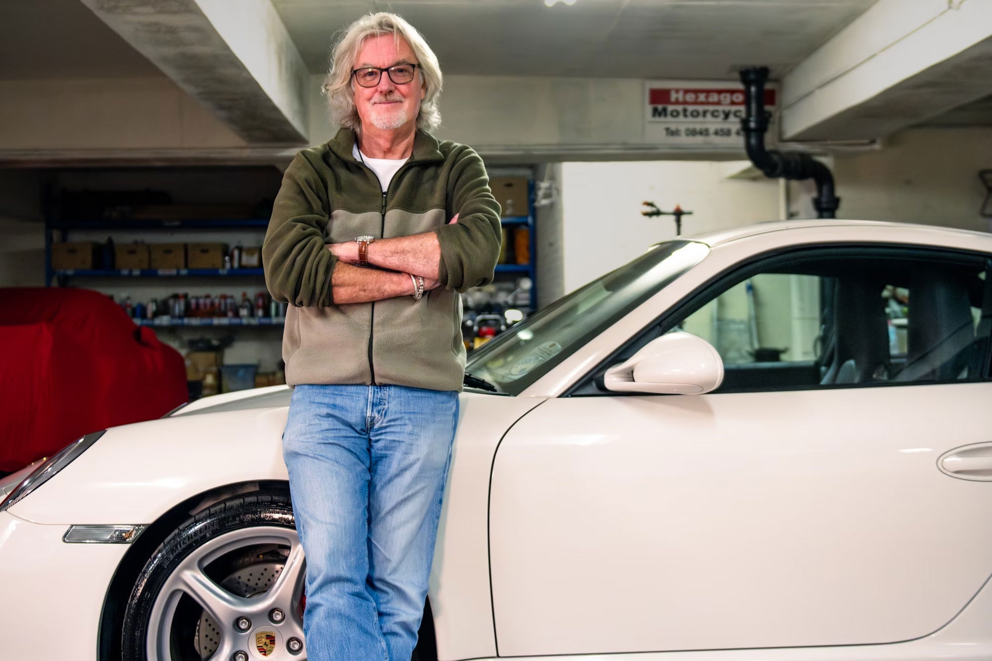 James May avec sa Porsche 911