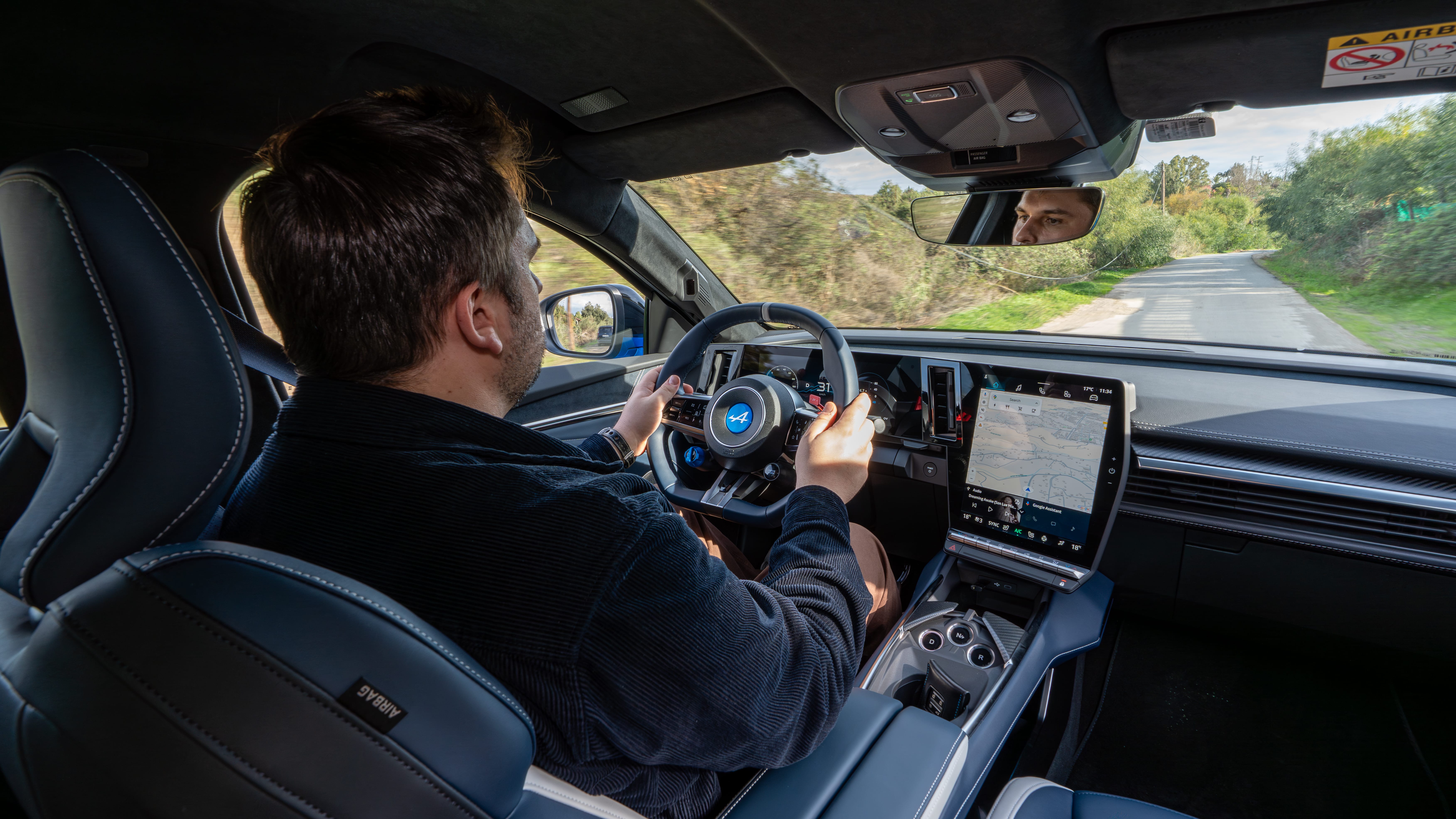 Alpine A390 GT - intérieur, conduite