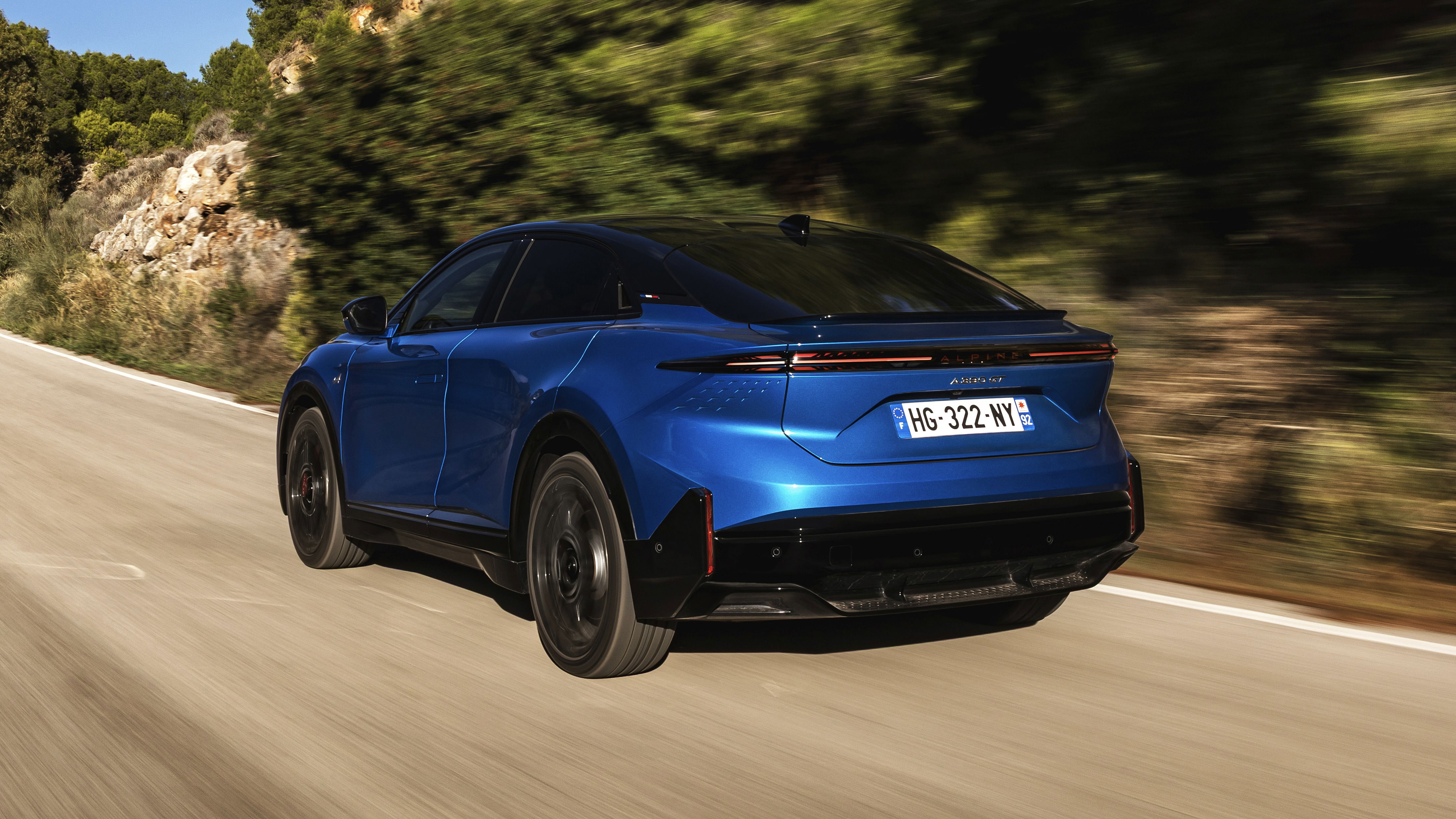 Alpine A390 GT - arrière, conduite