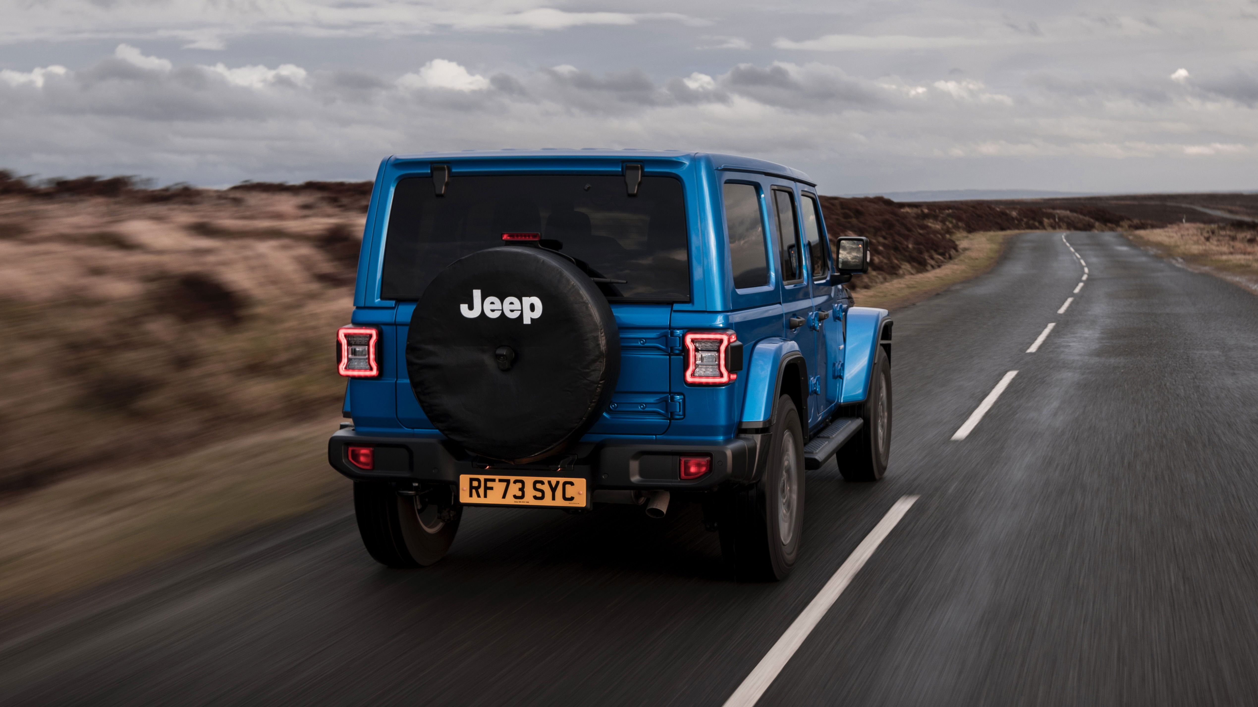 Jeep Wrangler - arrière, conduite