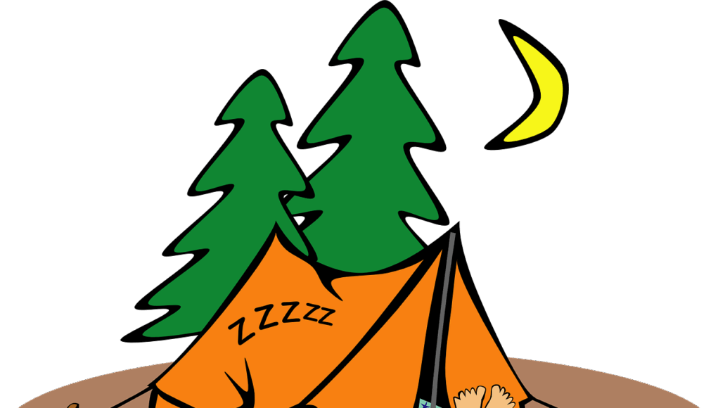 dormir dans une tente en pleine nature