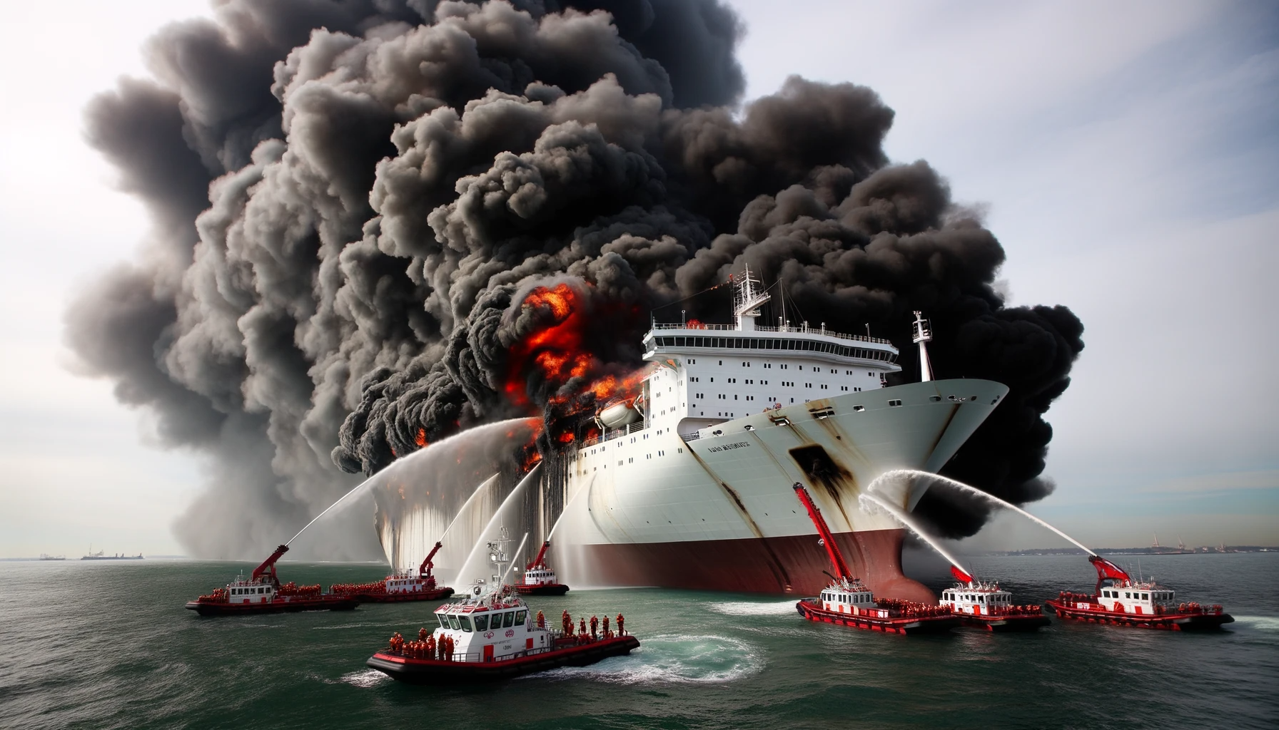 Voitures électrique risques incendies de navires