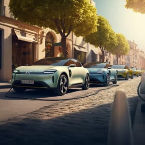 Locations d'autmobiles électriques à 100€ par mois en France