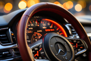 Compteur kilomètres voiture