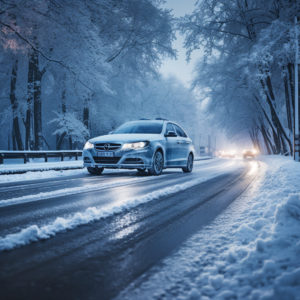 Voiture saison hivernale