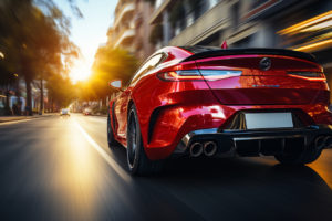 Voiture à vive allure - Trajetàlacarte.com