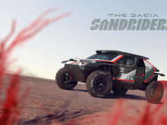 Dacia Sandrider – Sébastien Loeb a dévoilé son véhicule pour le Dakar 2025 Dacia Sandrider - véhicule de profil (Crédit photo-Dacia)