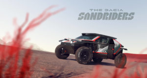 Dacia Sandrider – Sébastien Loeb a dévoilé son véhicule pour le Dakar 2025 Dacia Sandrider - véhicule de profil (Crédit photo-Dacia)