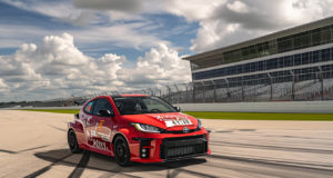 La Toyota GR Yaris (2024) a fait ses premiers tours de piste ! Nouvelle Toyota GR Yaris (2024) : déjà à l'essai sur circuit !