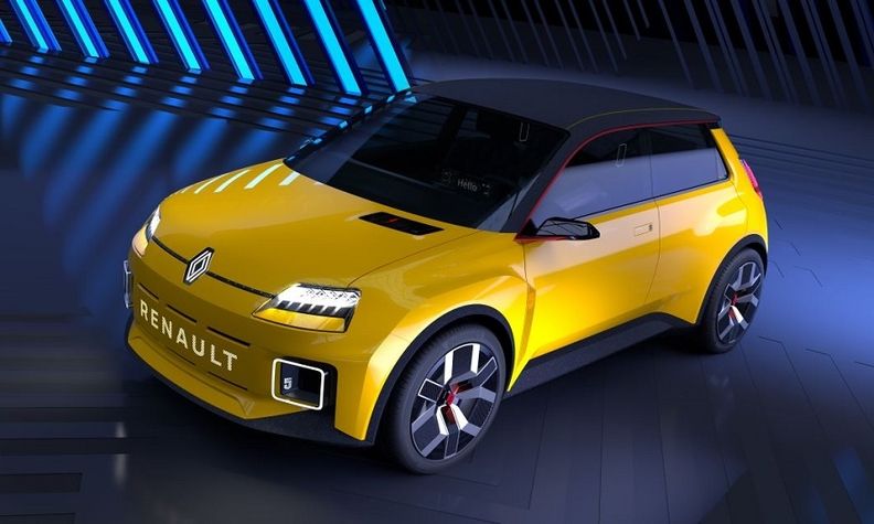 Une belle Renault 5 jaune