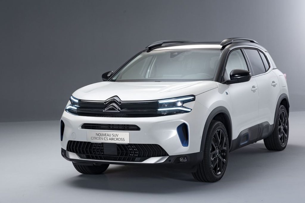 Une Citroën blanche