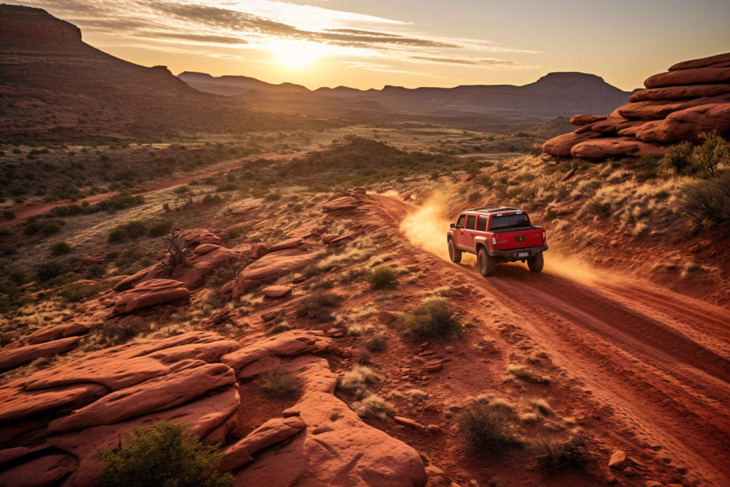 Une Ford dans la nature