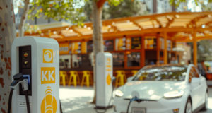 Recharge de voiture électrique désormais disponible chez Burger King