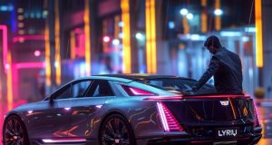 Le Cadillac LYRIQ débarque en France avec un prix de départ de 81 200 euros, mais avec un inconvénient de taille Une Cadillac Lyriq grise avec son conducteur