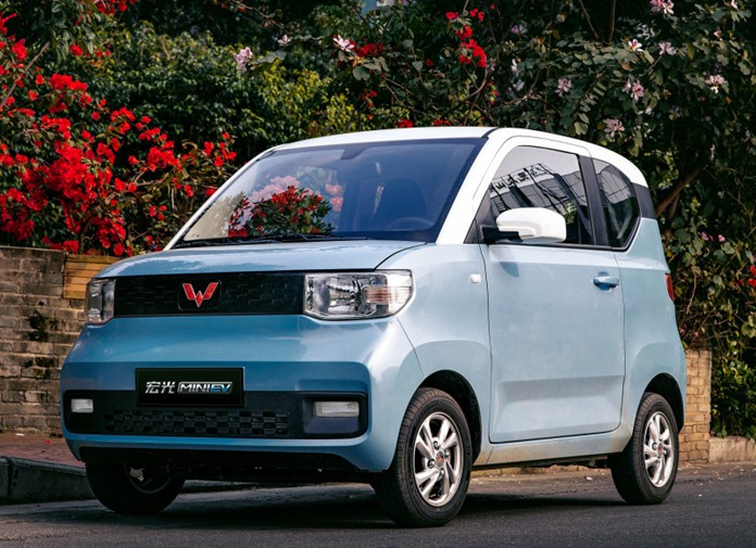 Wuling Hongguang Mini dans la rue