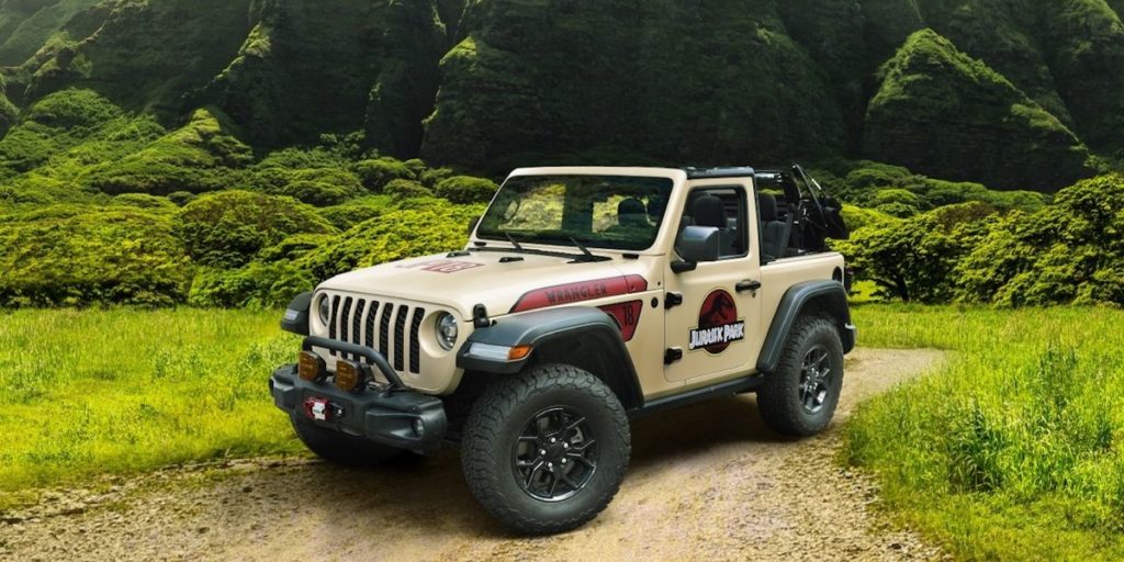 La Jeep Wrangler de Jurassik Park
