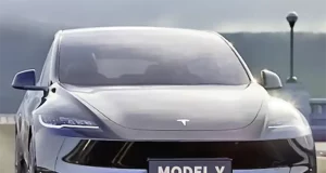 Paris-Lyon en une seule charge avec la Tesla Model Y, c’est possible ? Une Tesla Model Y grise