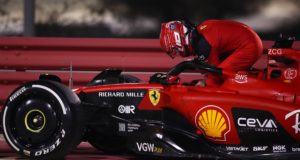 Leclerc contrarié par des soucis de freins Leclerc à Bahrein
