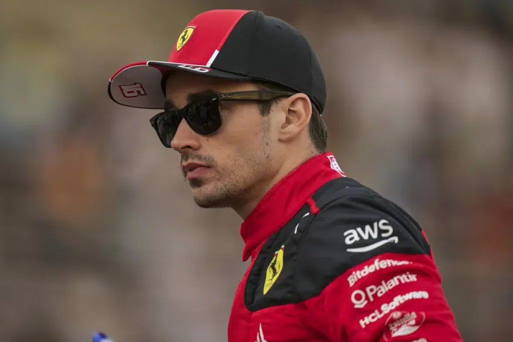 Le pilote Charles Leclerc