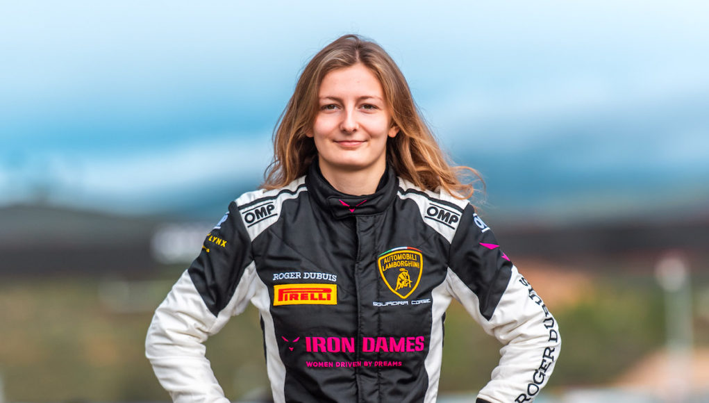 Doriane Pin Iron Dames Lamborghini Super Trofeo La pilote Dorian Pin