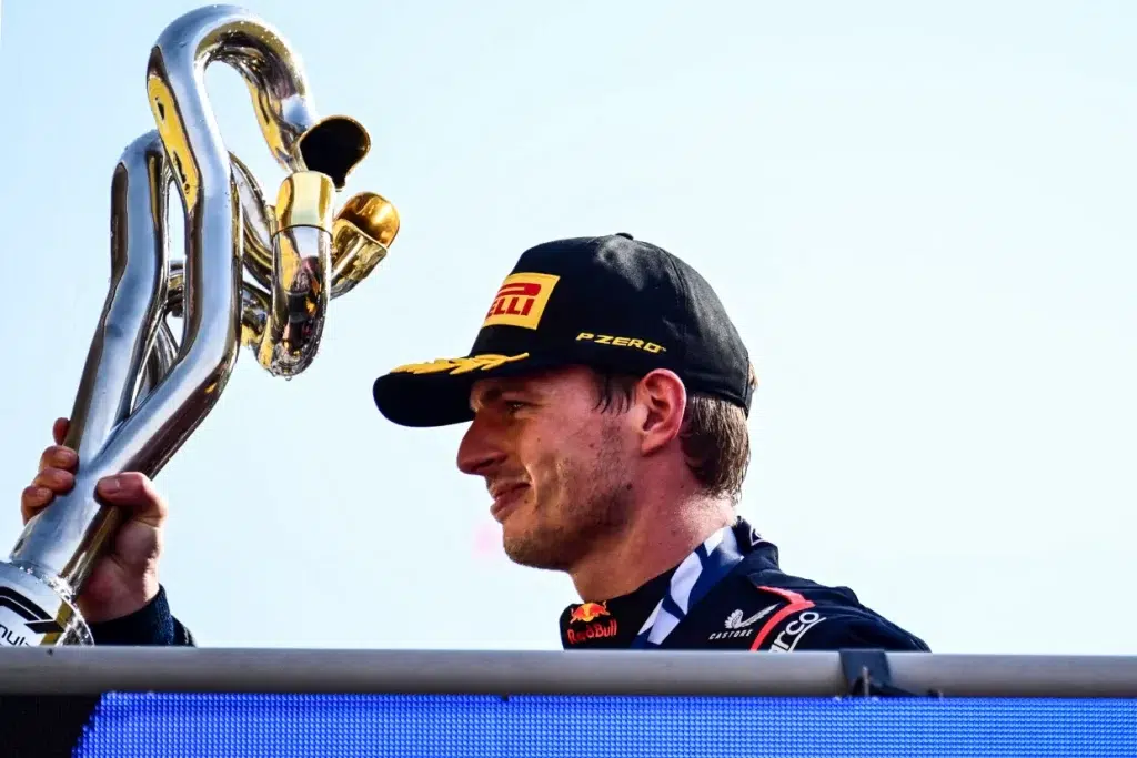 Le pilote Max Verstappen