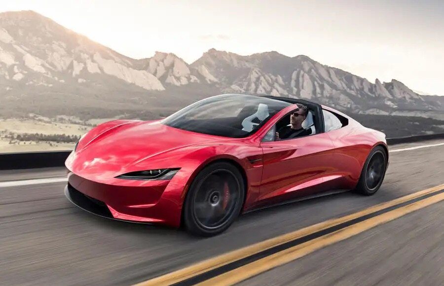 Une Tesla Roadster